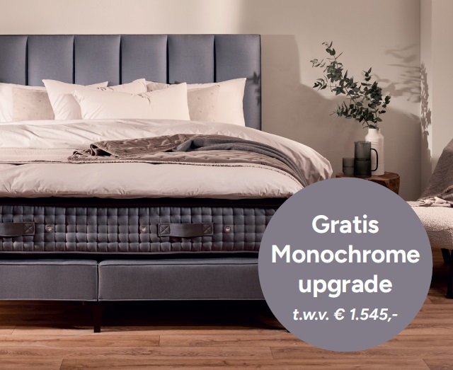 Vispring Monochroom actie