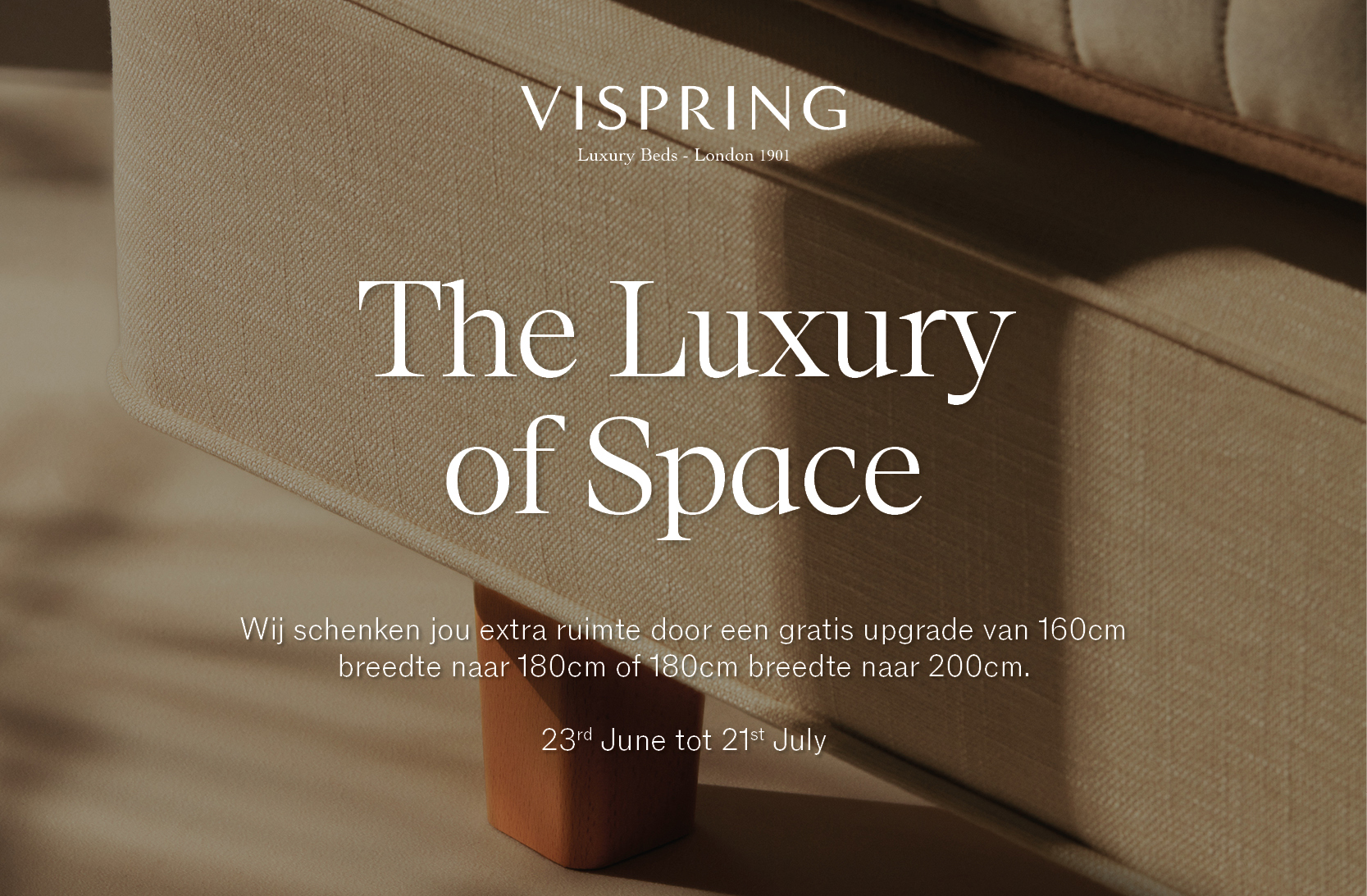 Vispring aanbieding juni juli 2025