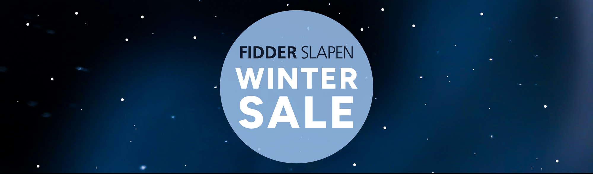 Winter Sale by Fidder Slapen