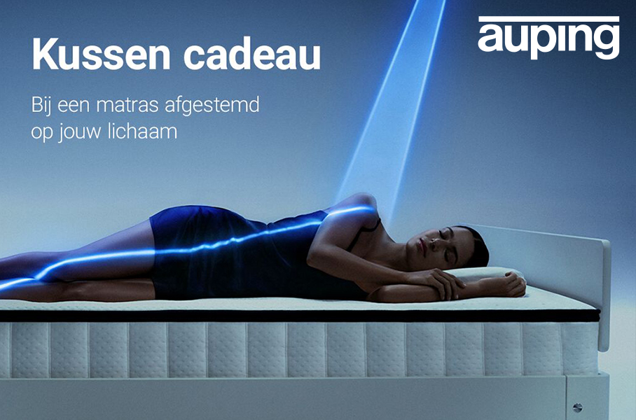 Auping gratis hoofdkussen