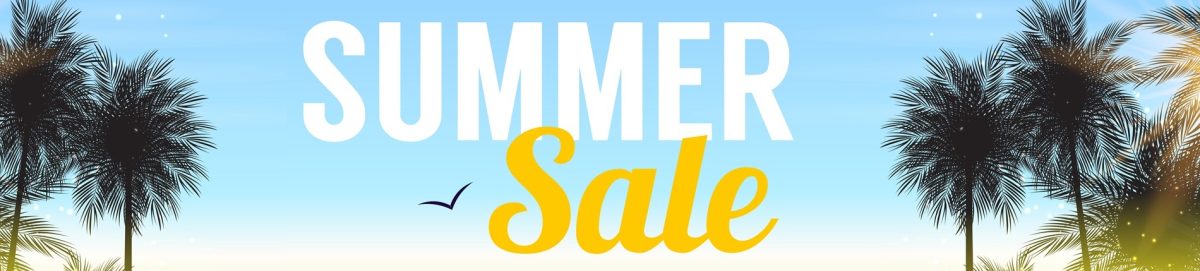 Summer Sale Banner Template for your Business. Vector Illustrati